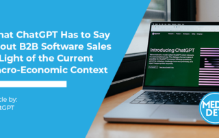 ChatGPT on B2B software sales