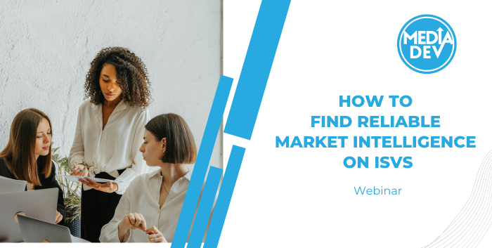 How to Find Reliable Market Intelligence on ISVs webinar poster