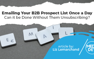 emailing your b2b prospect list daily